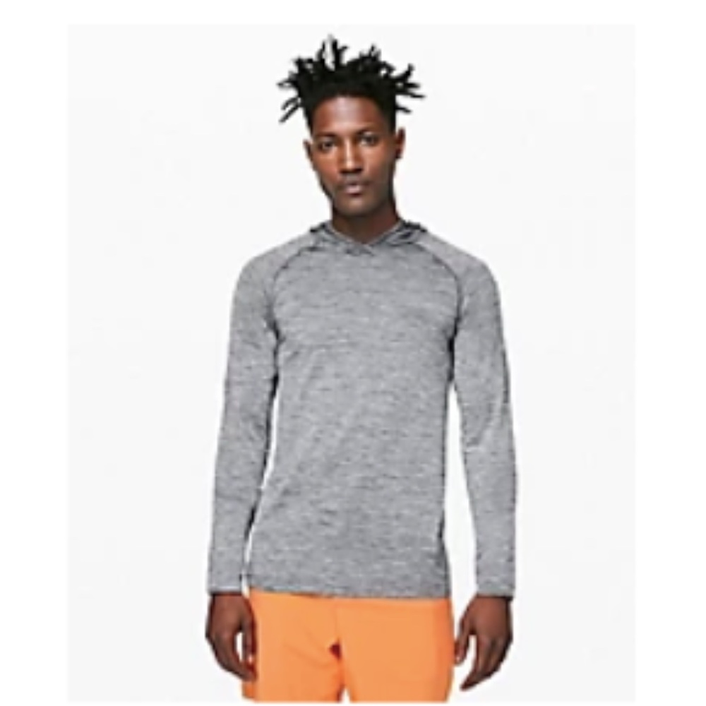 Lululemon Men's Metal Vent Tech 2.0 Hoodie XL Slate/White